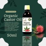 Castor Oil Organic for Eyelashes, Eyebrows, Hair Growth 50ml